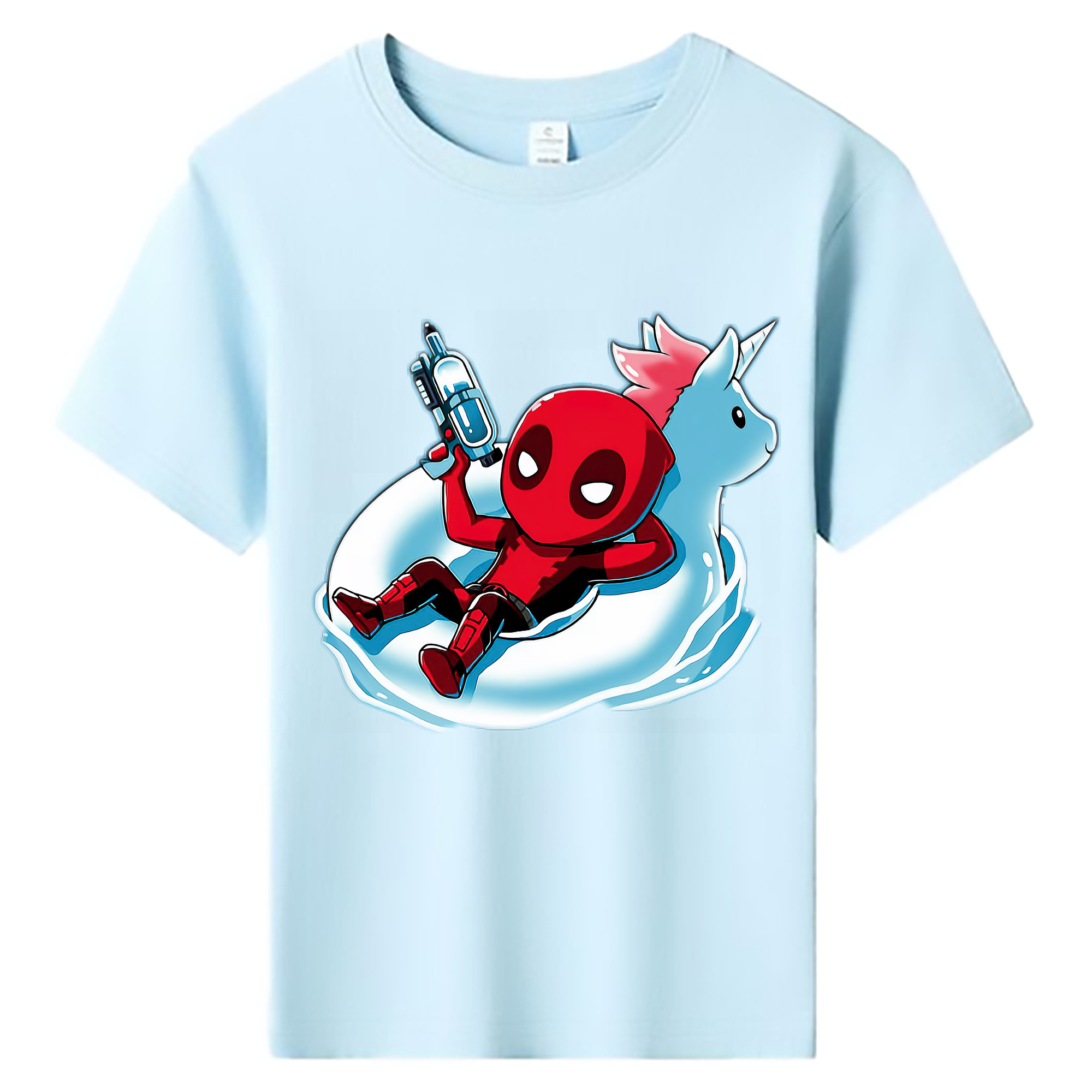 （画像用） Deadpool デッドプール 綿100％キッズTシャツ（フロントプリント）